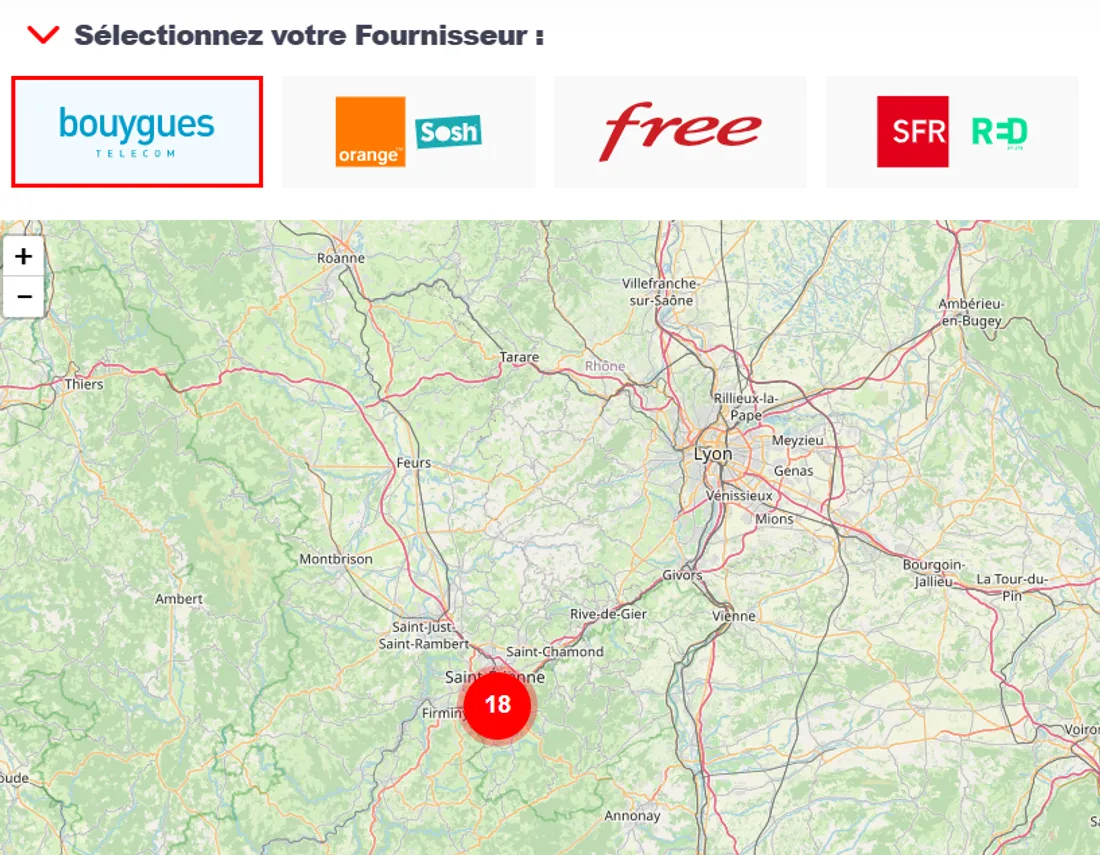 La panne a été signalée.