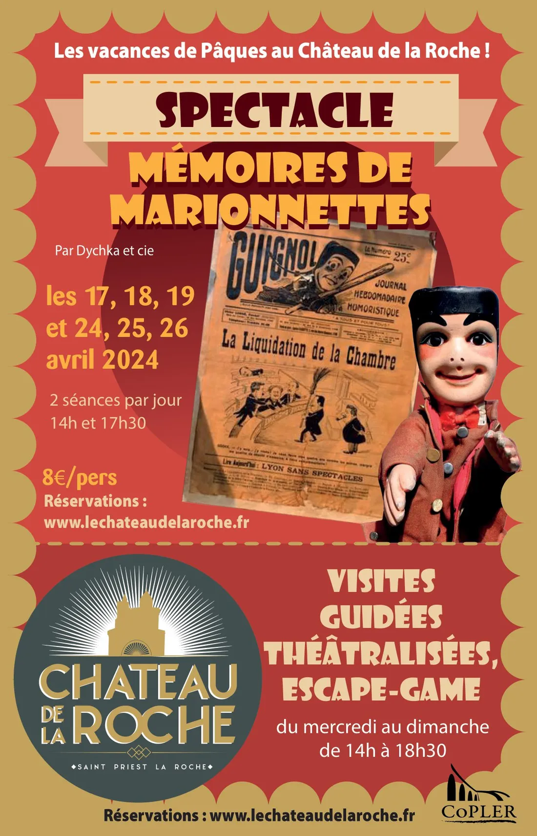 Animations de Pâques au Château de la Roche