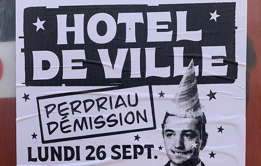 Perdriau démission manifestation