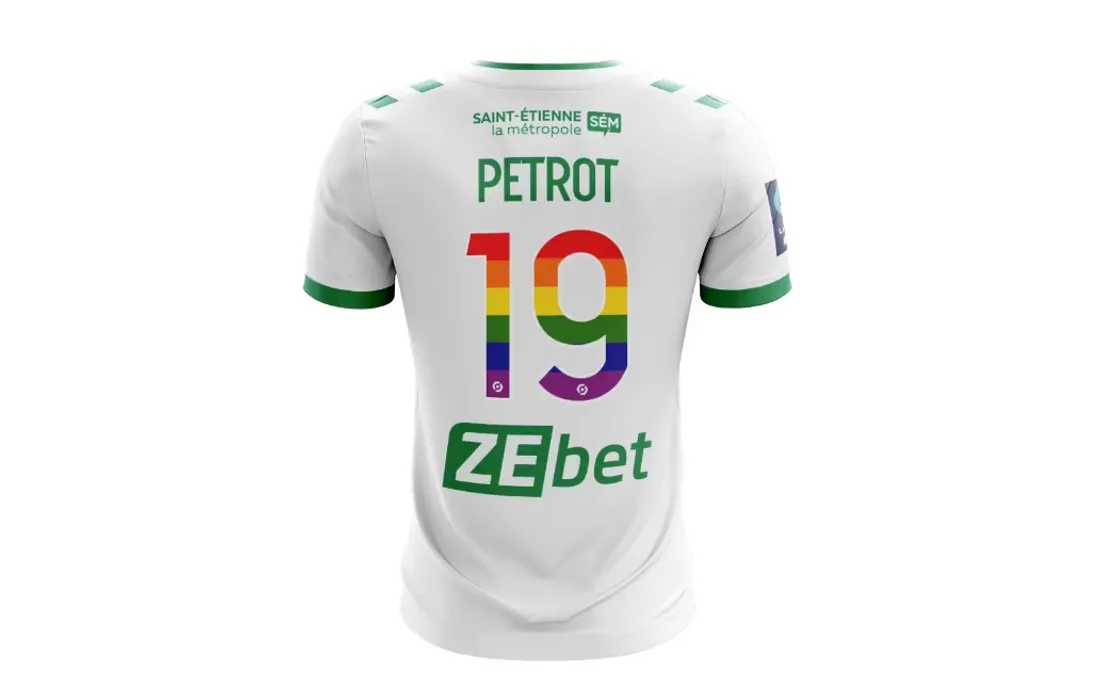 Le maillot "arc-en-ciel" de Léo Pétrot.