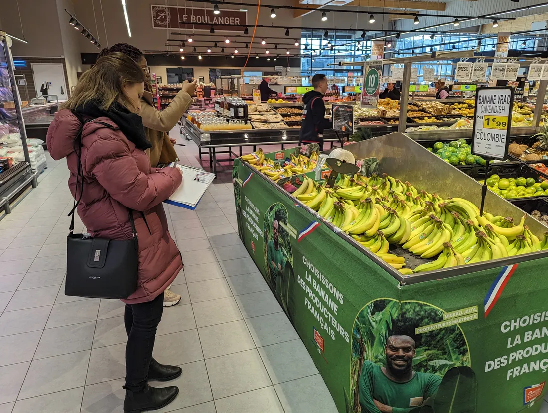 Contrôle sur l'origine des produits à l'Intermarché de l'Horme par la DDPP