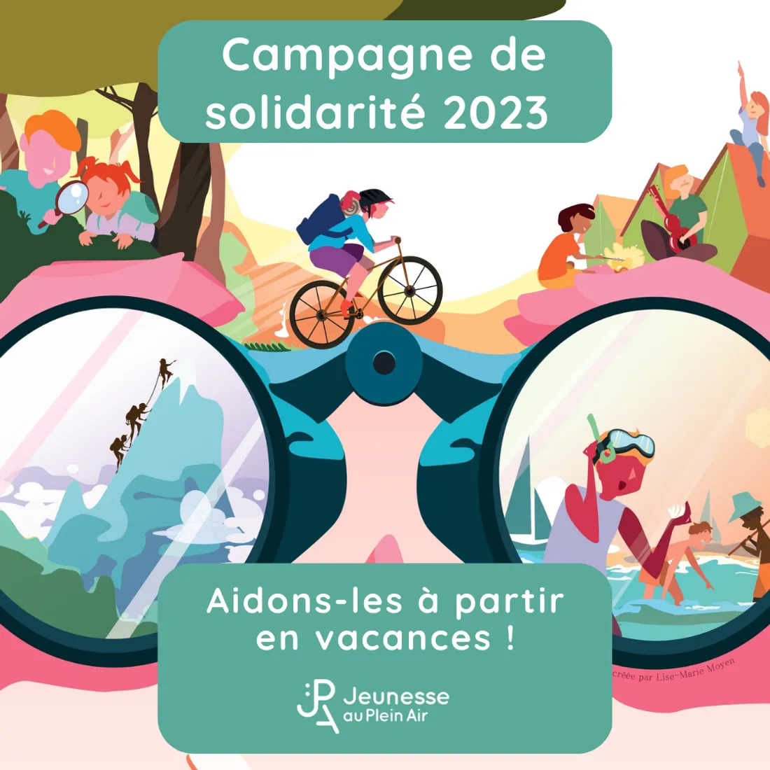 Image de campagne de la Jeunesse au Plein Air 2023