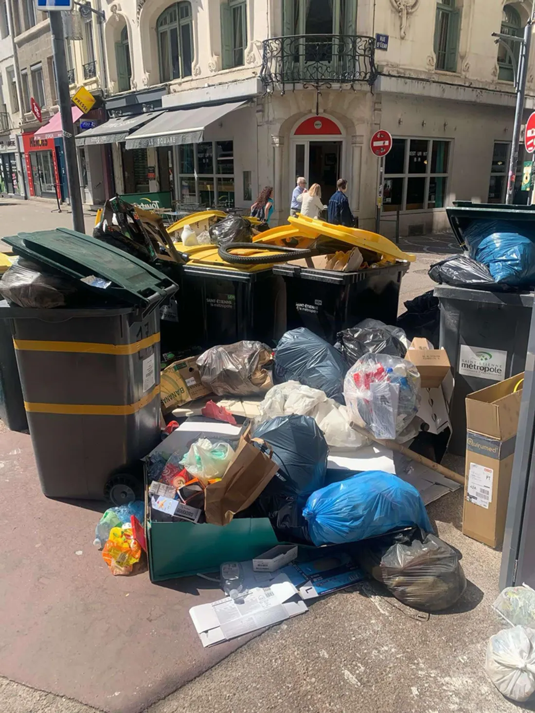 Poubelles Saint-Etienne 