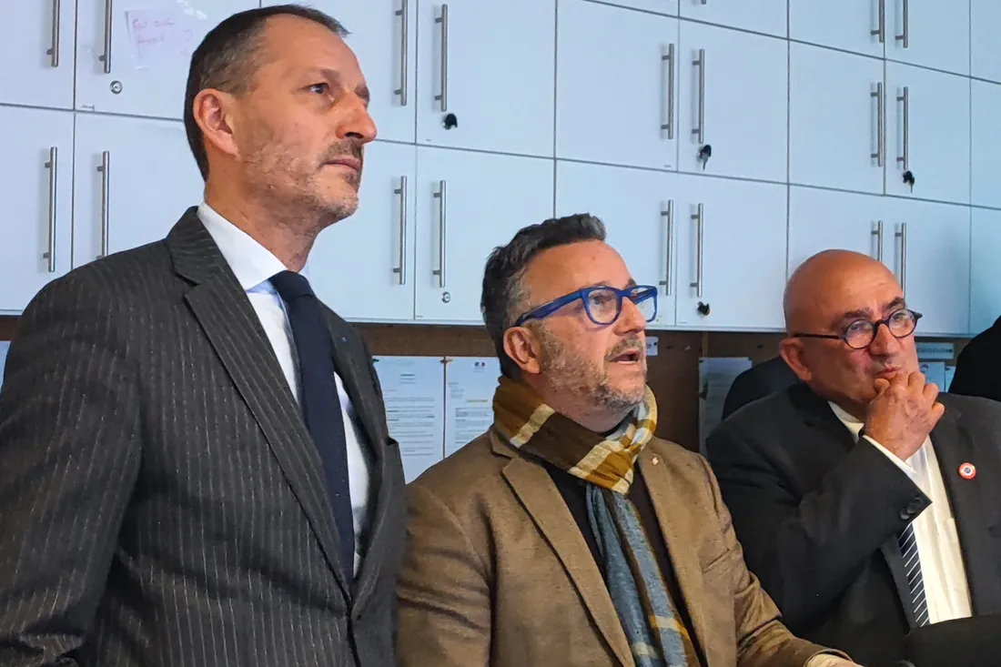 Le préfet Alexandre Rochatte en compagnie du maire de Roanne Yves Nicolin