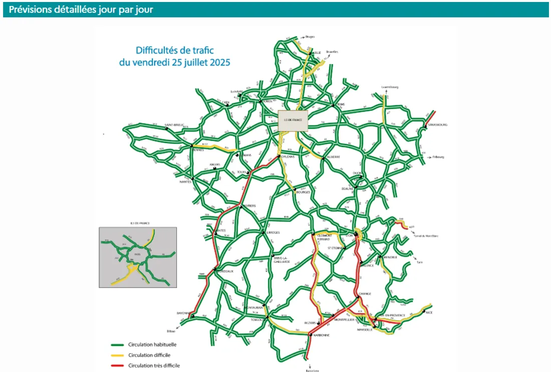 Les prévisions de ce vendredi.