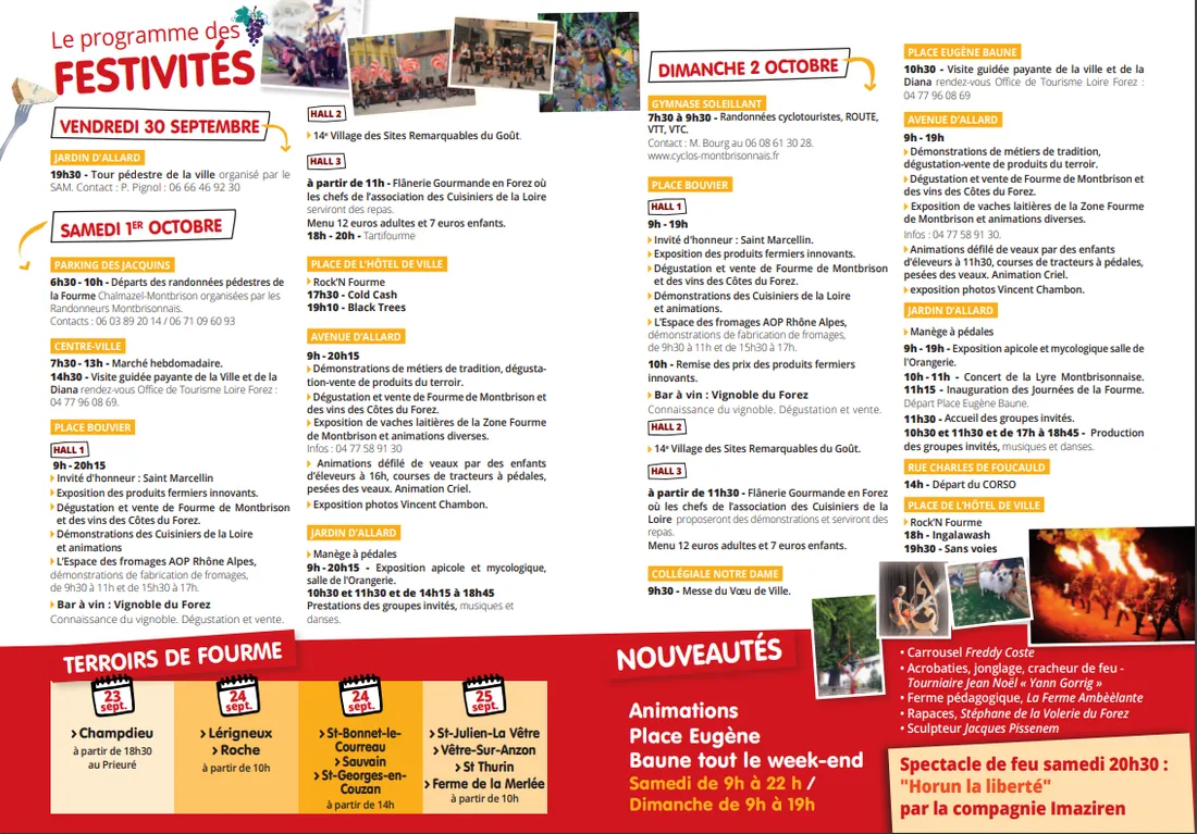 programme journées fourme