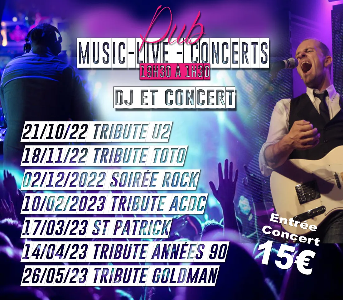 Concerts Music live  à l'Elégance Cabaret