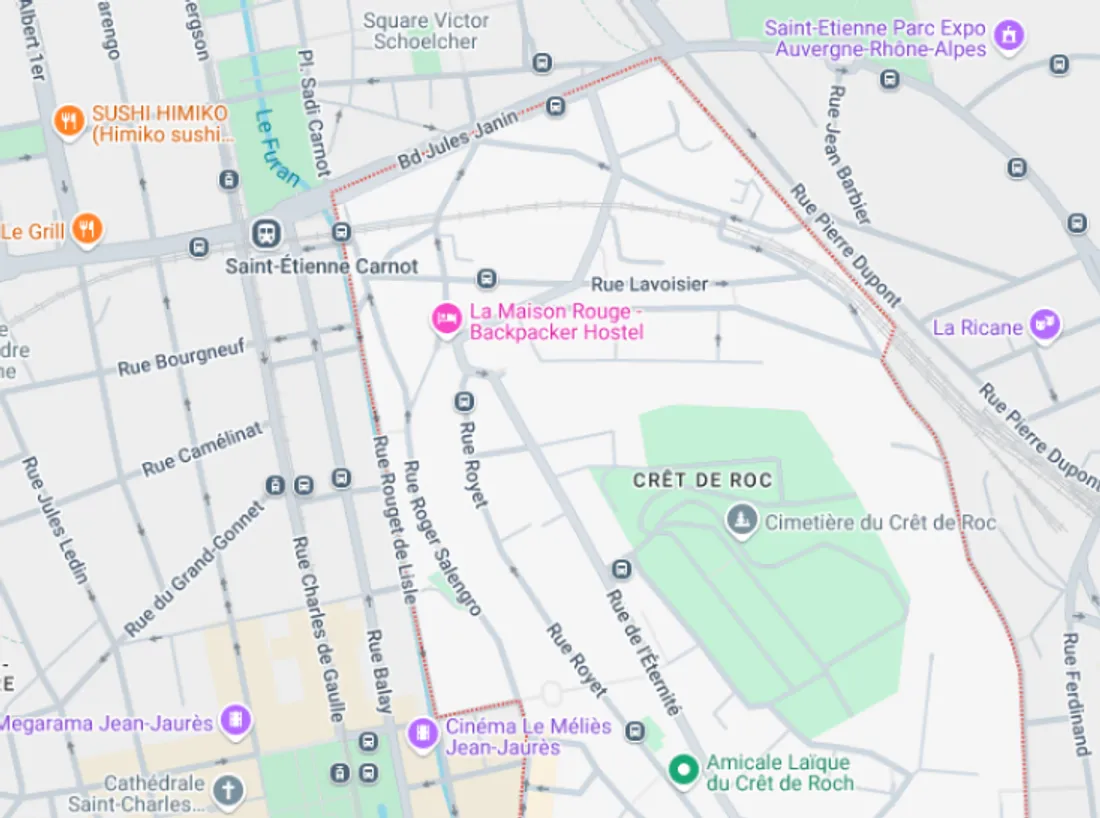 Le quartier du Cret-de-Roc.