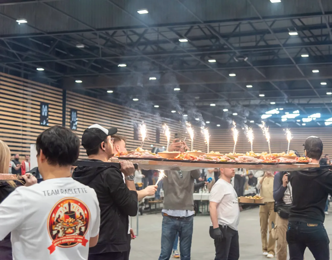 Raclette géante Saint-Étienne