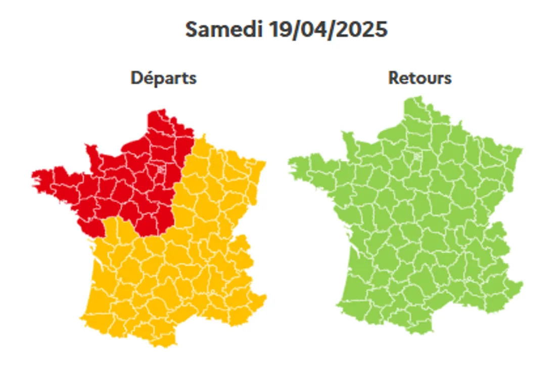 Les prévisions de samedi.