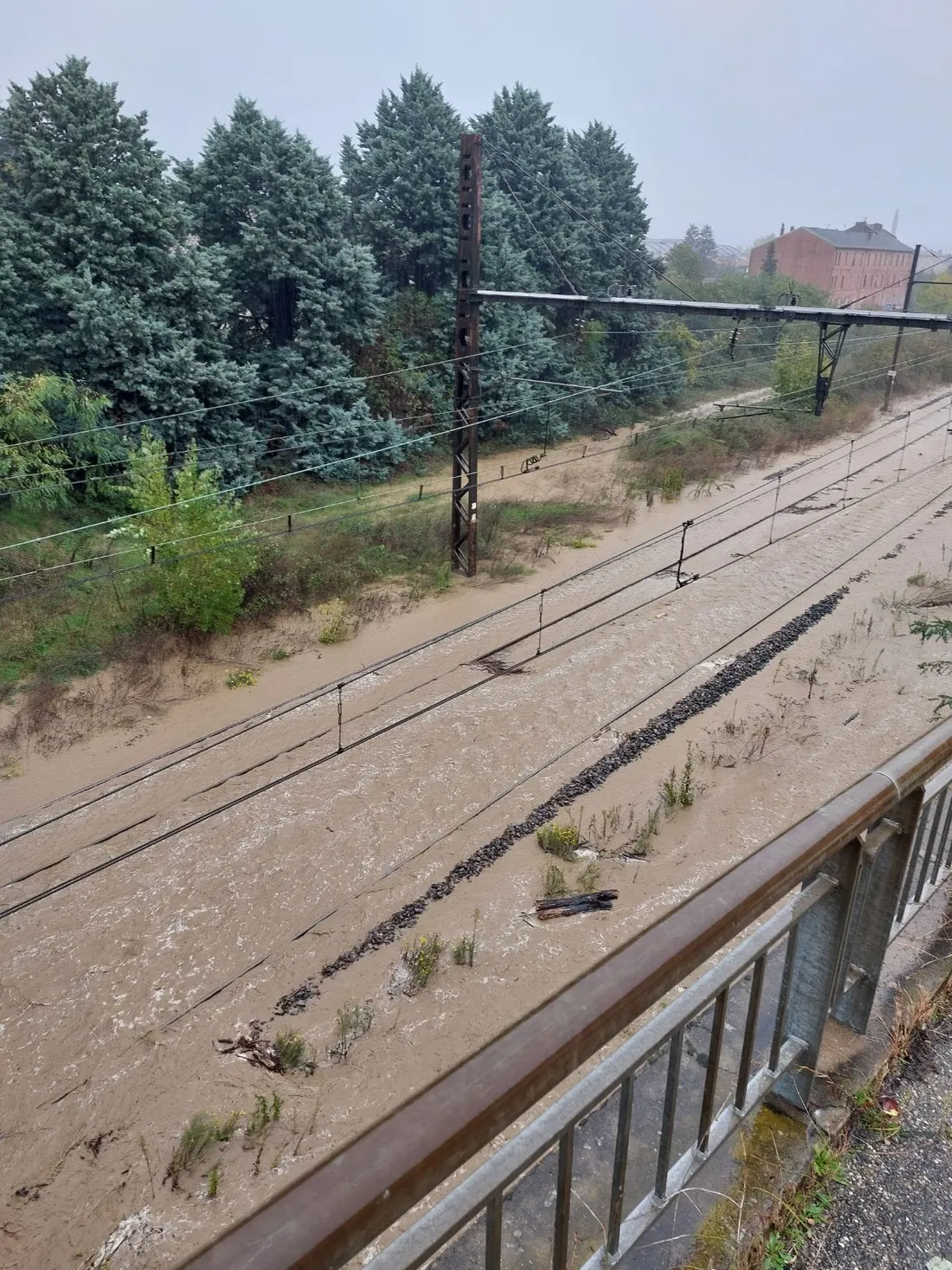 Rails inondations 