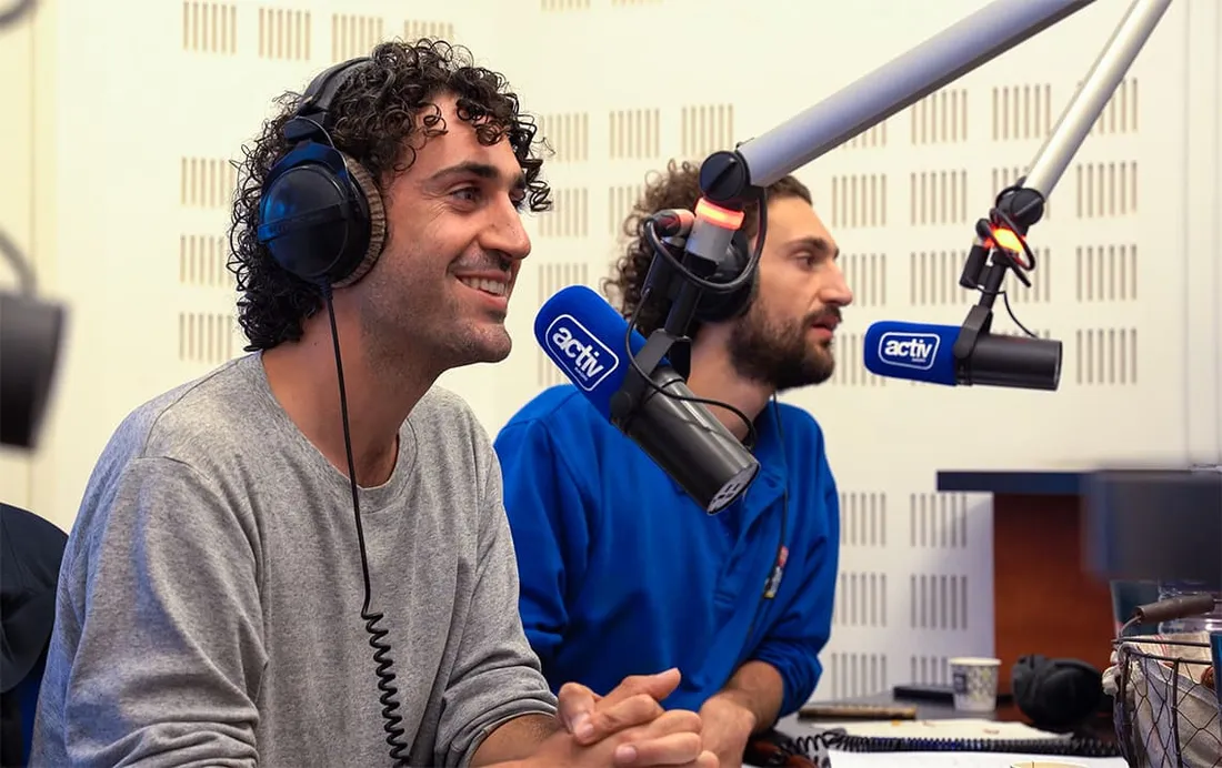 Terrenoire dans les studios d'ACTIV Radio