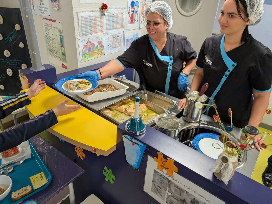 Roanne : le menu étoilé servi aux écoliers du Mayollet