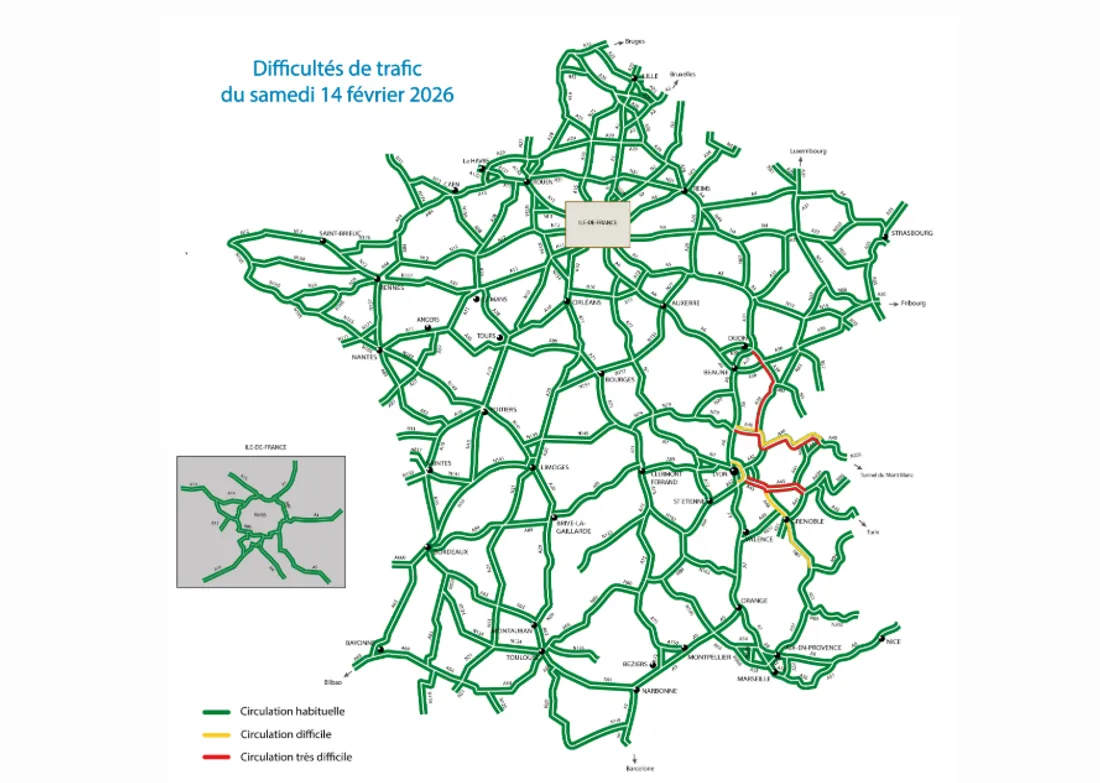 Les prévisions de ce 14 février.