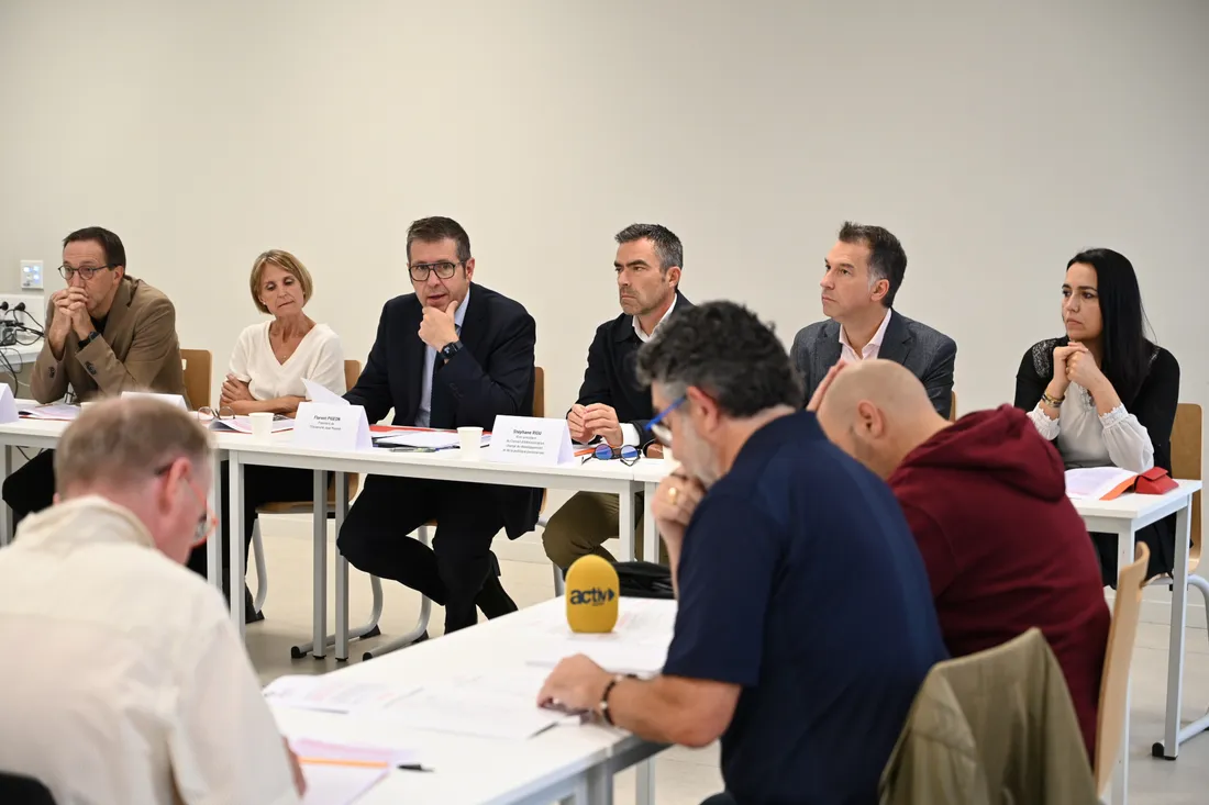 le président Florent Pigeon a dévoilé les nouveautés de la rentrée à Jean Monnet