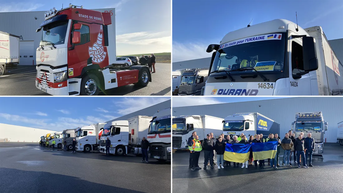 Collage Convoi SDR Ukraine