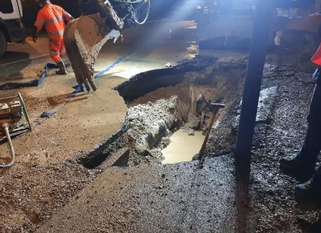 Rupture de canalisation
