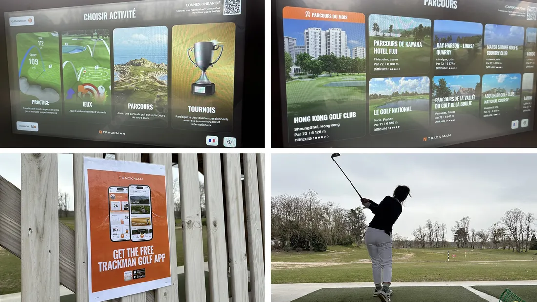 Visuel trackman golf de Reims
