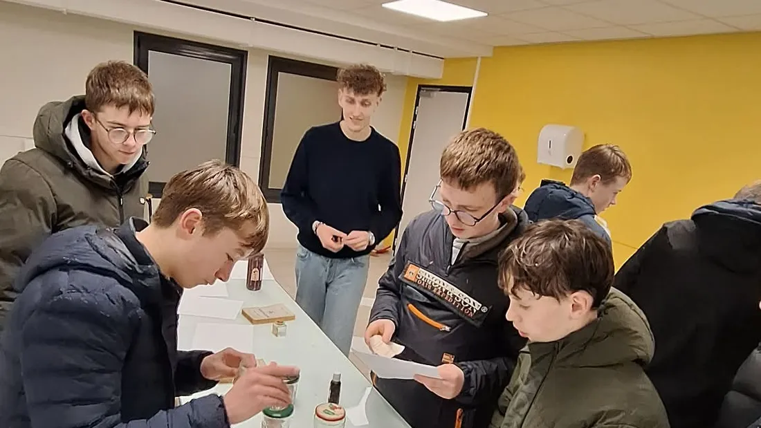 Des élèves ont pu tester l'escape game le 22 janvier dernier. 