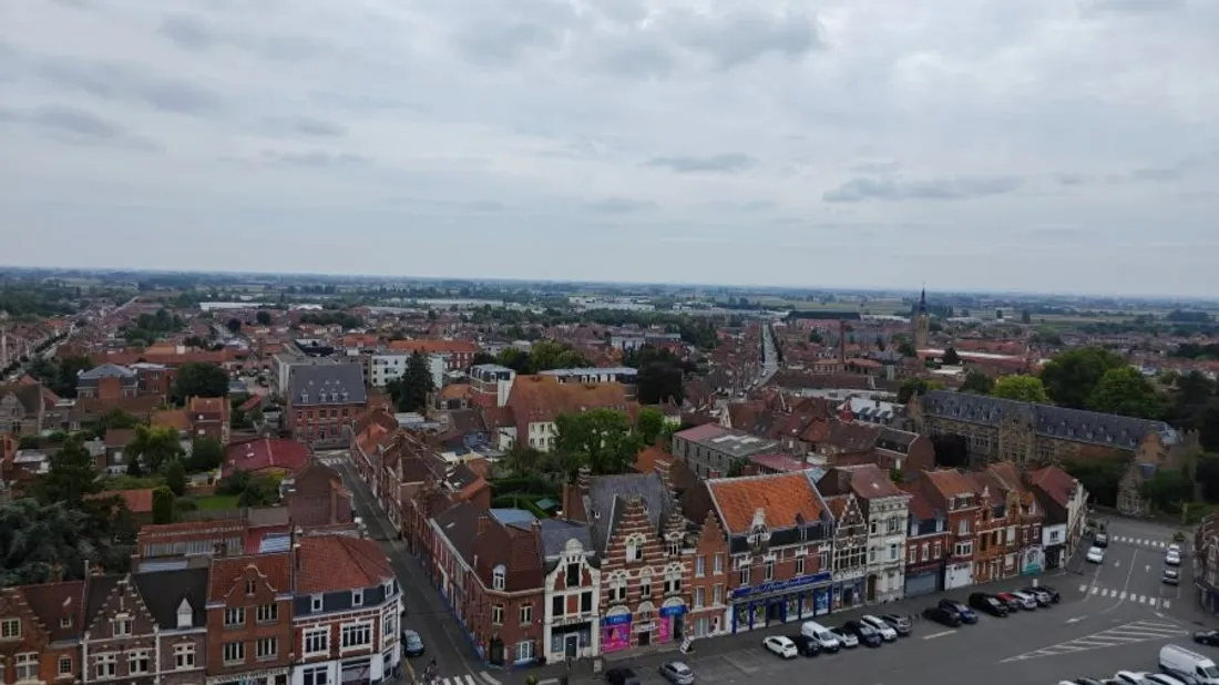 La vue à 38 mètres de haut. 