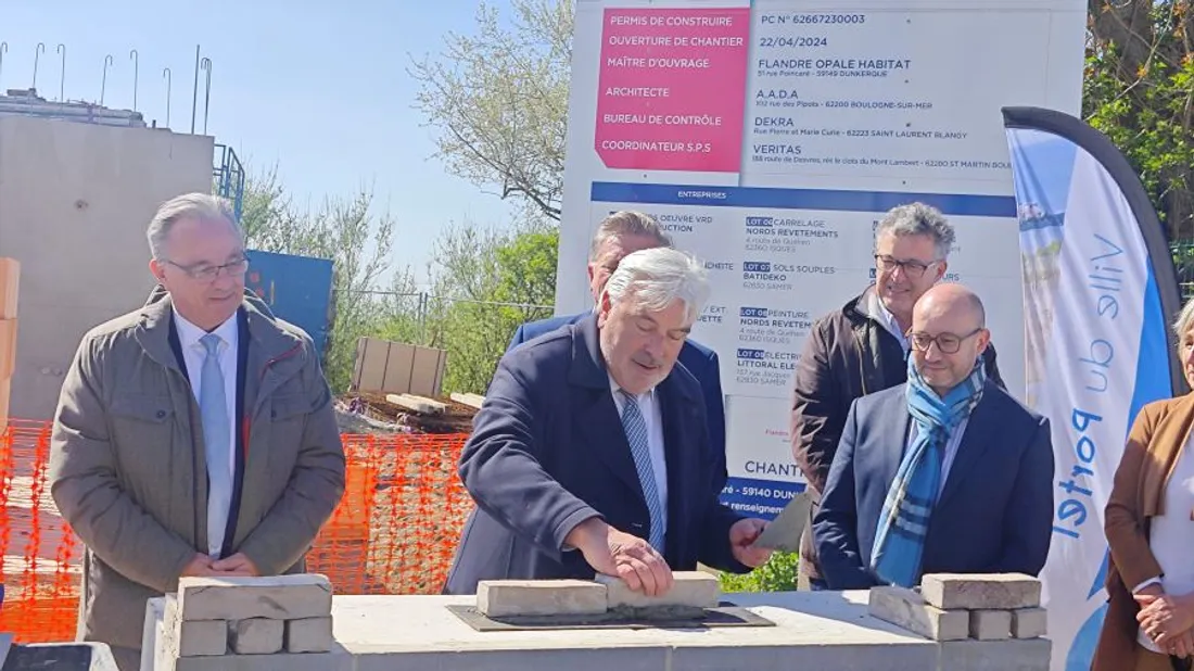 La première pierre a été posée ce jeudi 10 avril. 