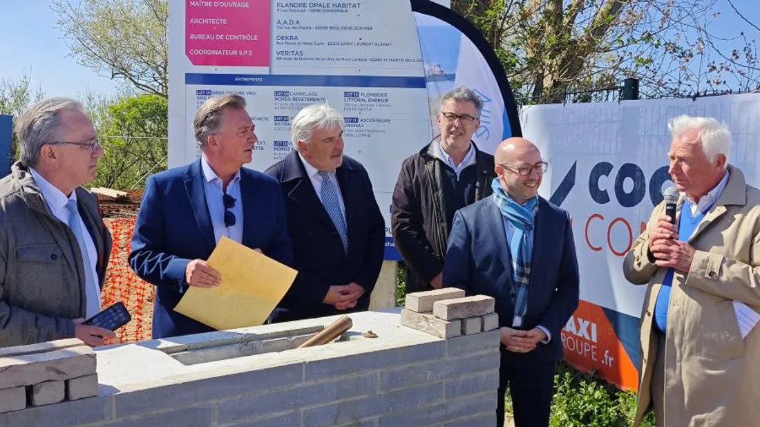 La première pierre de la nouvelle résidence a été posée ce jeudi 10 avril. 