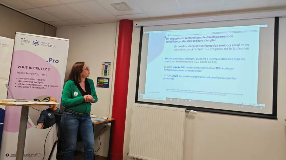 Dominique Ghys, directrice de l'agence France Travail à Saint-Martin-Boulogne. 