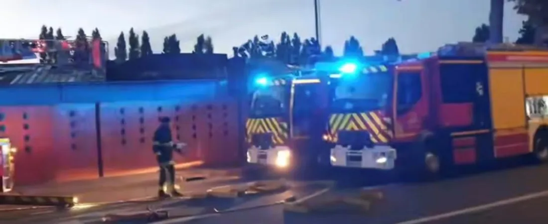 Les sapeurs-pompiers sont intervenus mardi soir. 