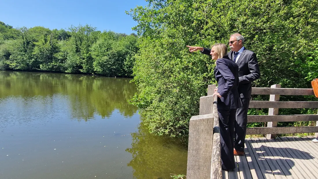 Agnès Pannier-Runacher a lancé le plan  « Agir pour restaurer la nature » à Condette.
