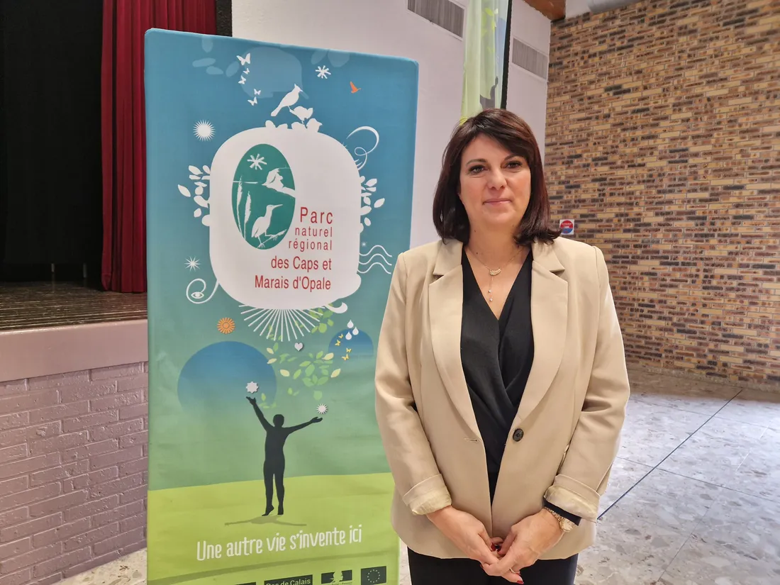 Sophie Warreau-Lemaire, présidente du Parc naturel régional des Caps et Marais d’Opale