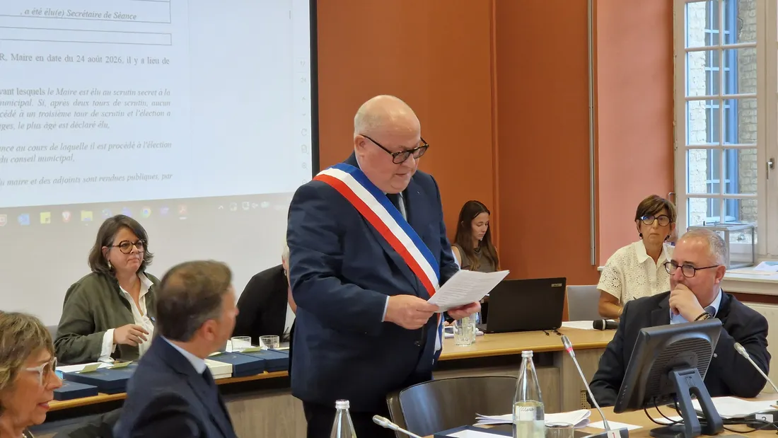 Bruno Humetz est le nouveau maire de la ville. 