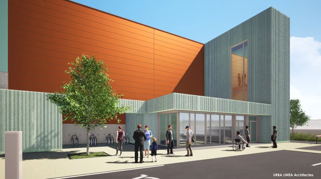 Visuels du futur centre de tri de Petite-Synthe