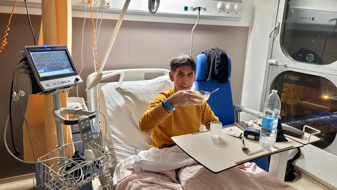 Pierre Lascoux, après sa grève de la faim