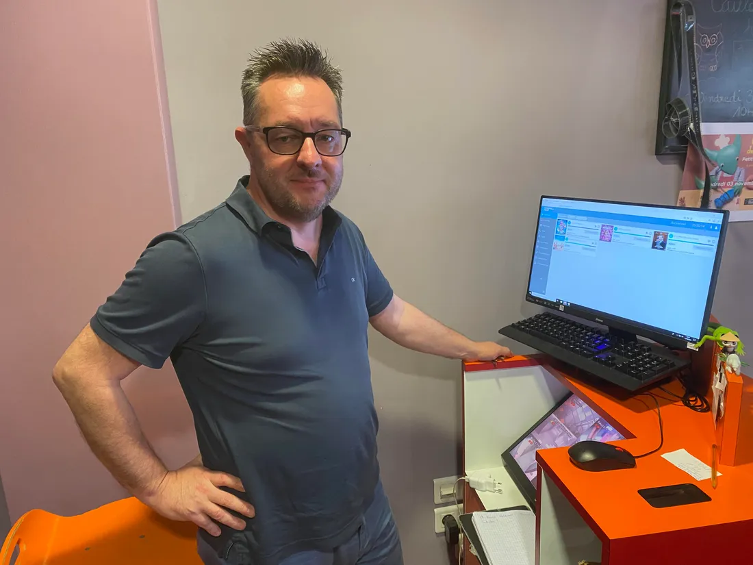 Alexandre Moquet, directeur du cinéma d'Hazebrouck