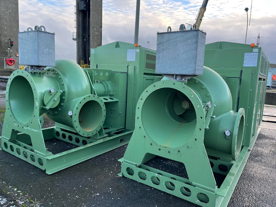 Les deux pompes néerlandaises sont prêtes à entrer en fonction