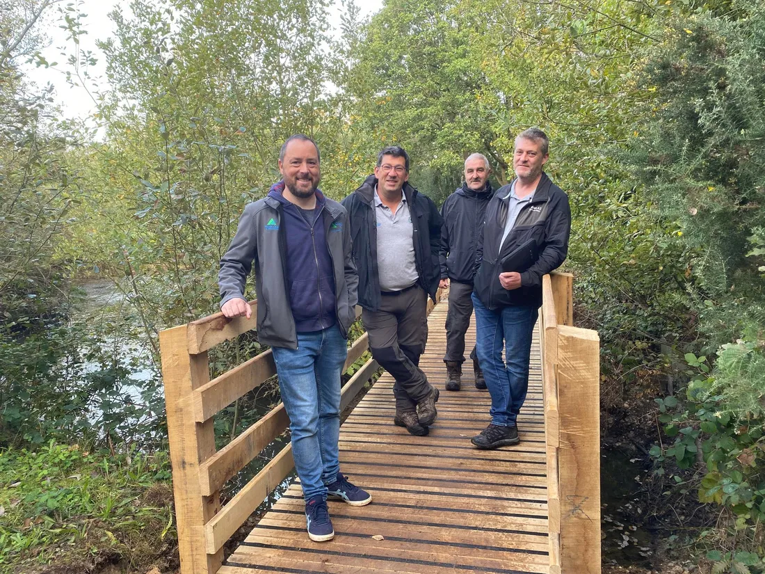 Les responsables d'Eden 62 heureux de voir une partie du plateau des Landes se refaire une beauté 