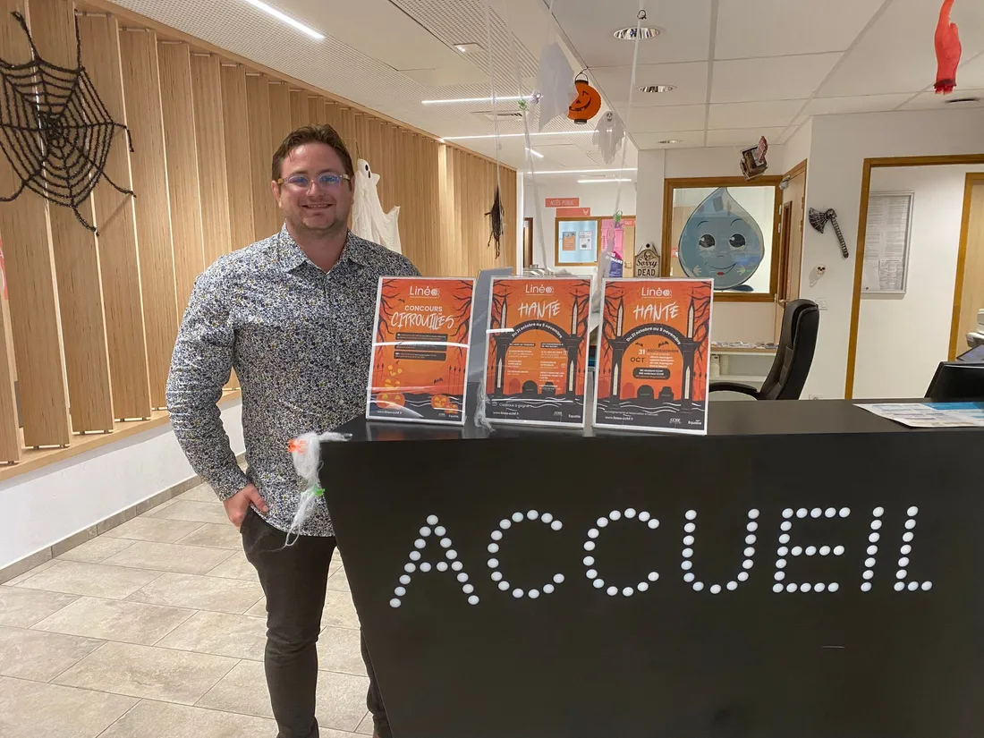 Jordan Noblet est le directeur de Linéo à Wormhout 