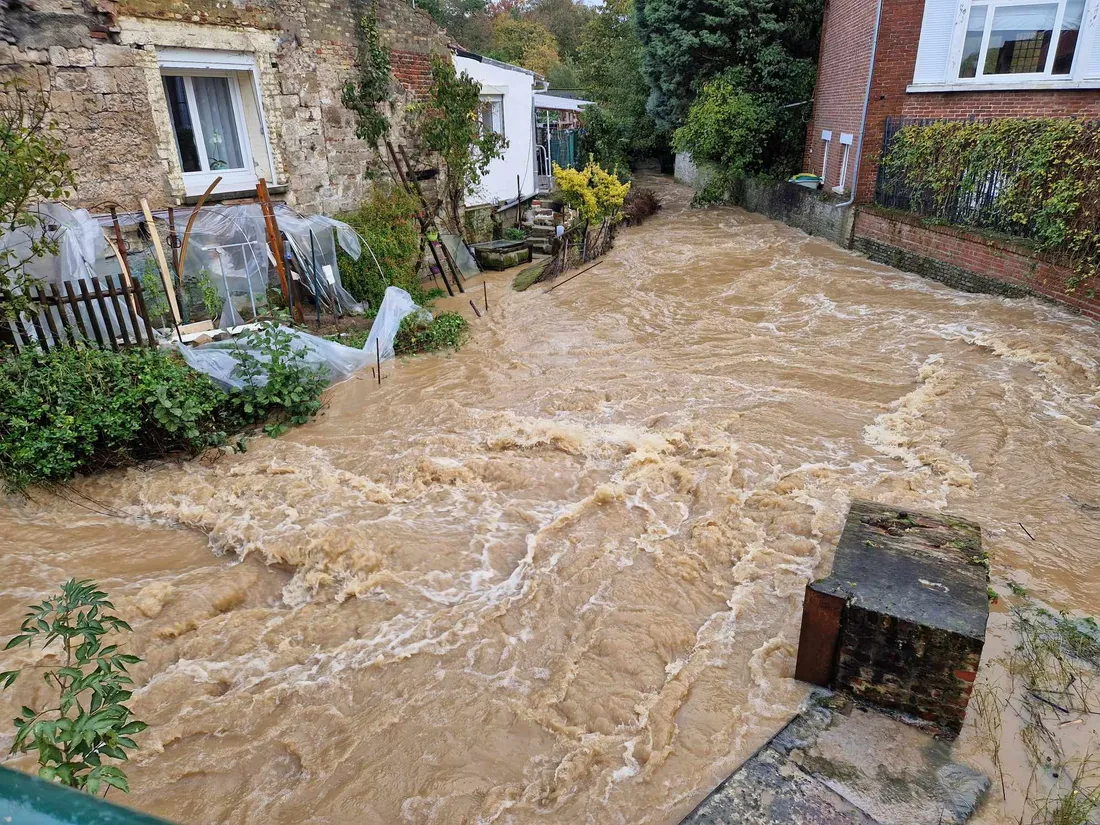 Les habitants de Blendecques sont particulièrement touchés par les crues
