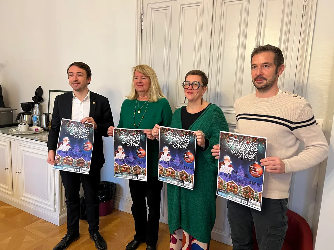 Arques a souhaité maintenir son marché de Noel malgré le contexte lié aux inondations.