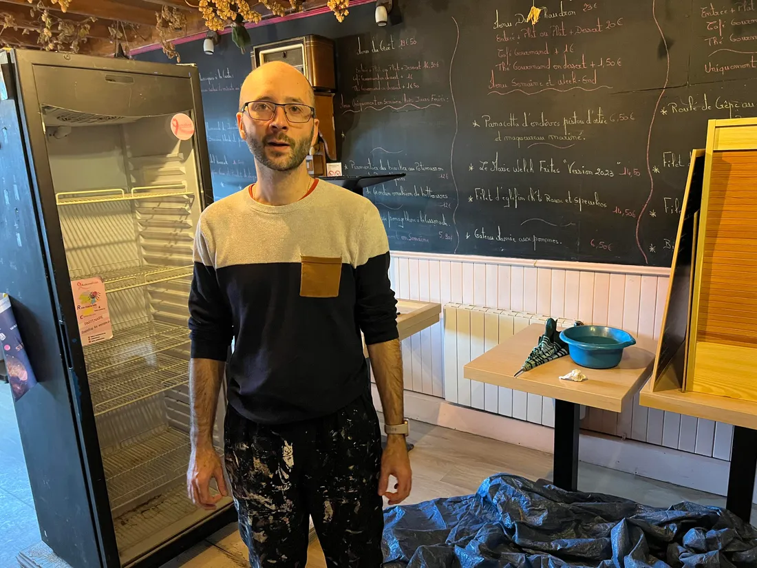 Difficile pour le chef Sebastien Boulinguez d'imaginer son restaurant rouvrir avant 2024.