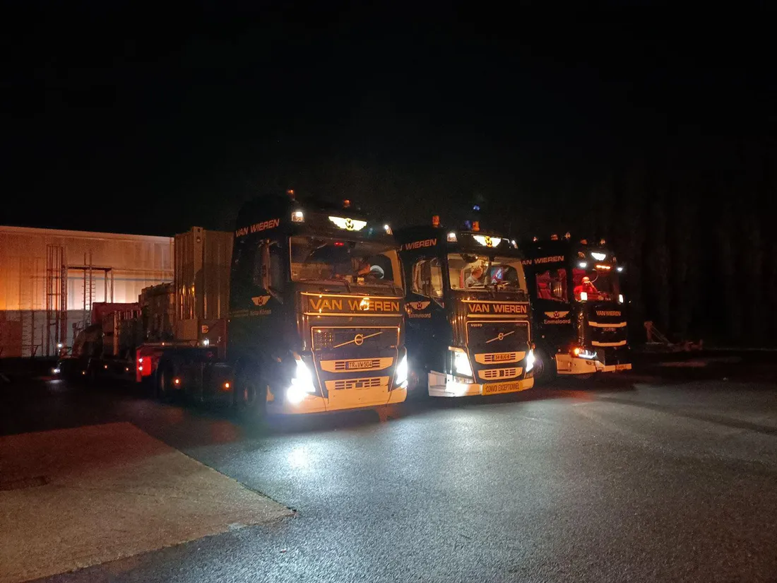 Des camions néerlandais sont arrivés ce matin à Mardyck