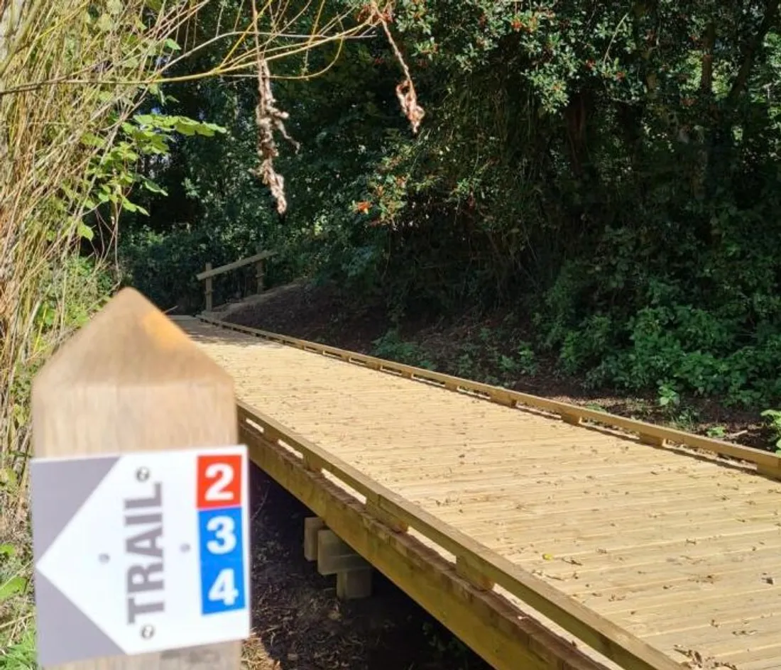 L'application "In Flanders Trail" est disponible sur IOS et Android.