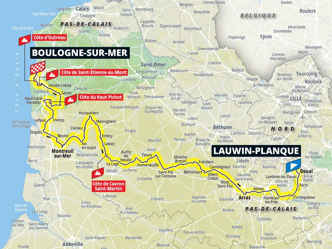 Arrivée Boulogne sur Mer