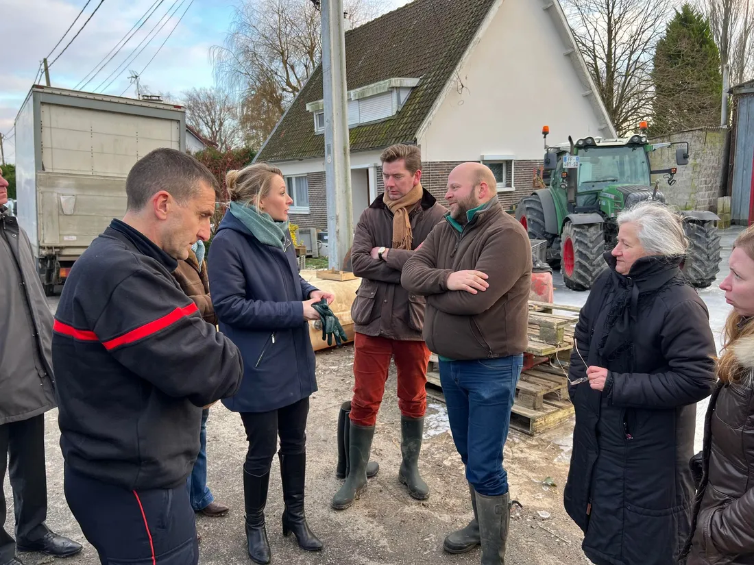 Marion Maréchal Le Pen était à Clairmarais ce jeudi.