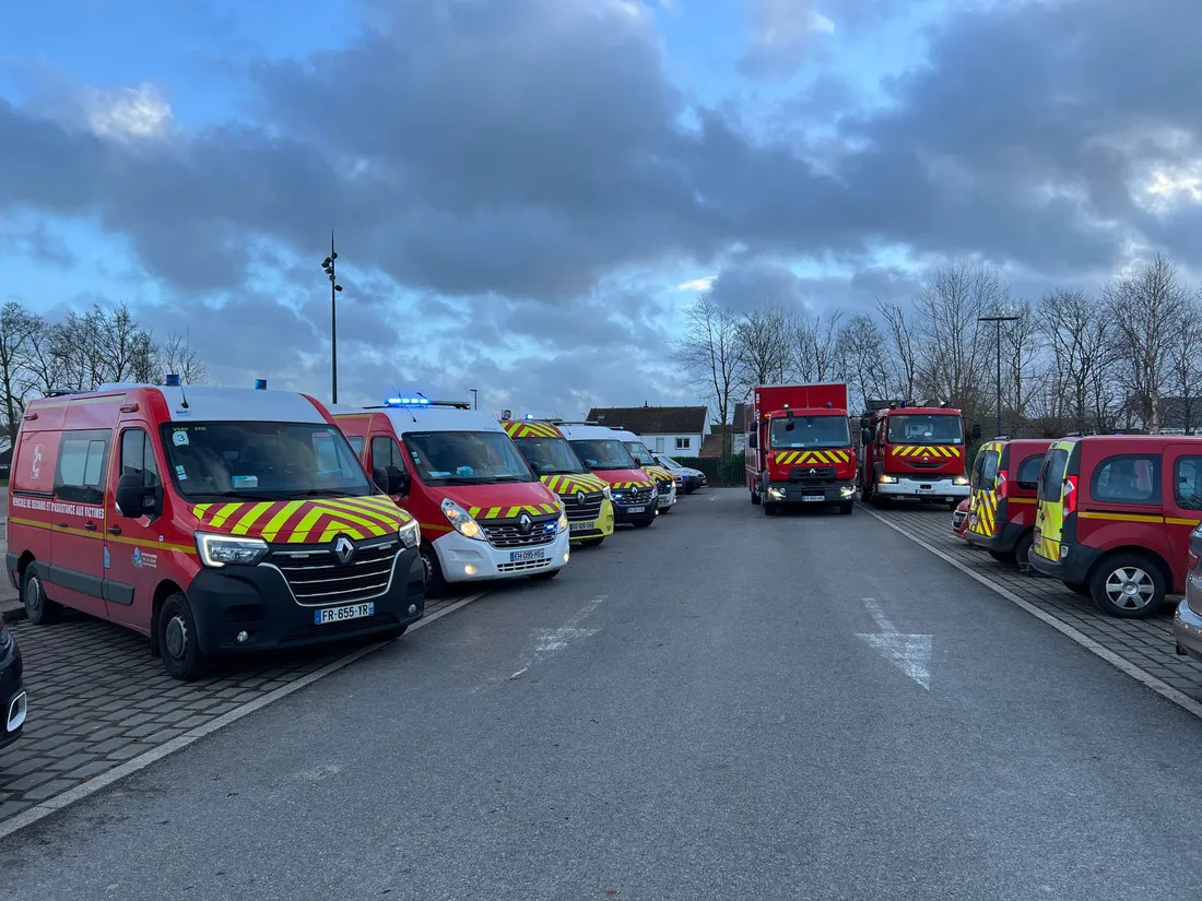 Les pompiers sont intervenus lundi en début d'après-midi