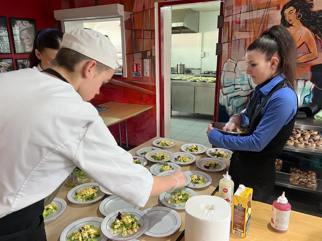 Les lycéens sont à pied d'œuvre 