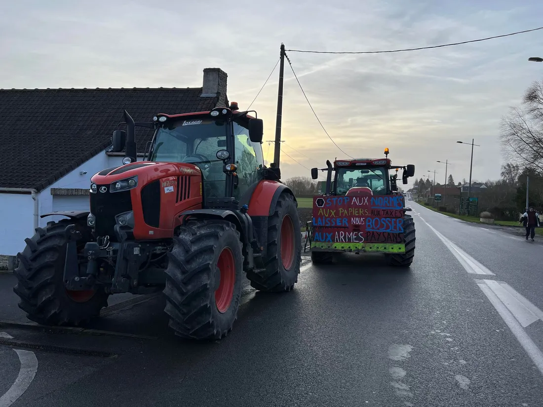 Action coup de poing des agriculteurs