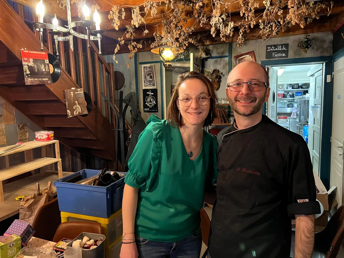 Le chef Sébastien Boulinguez est heureux de retrouver ses clients.