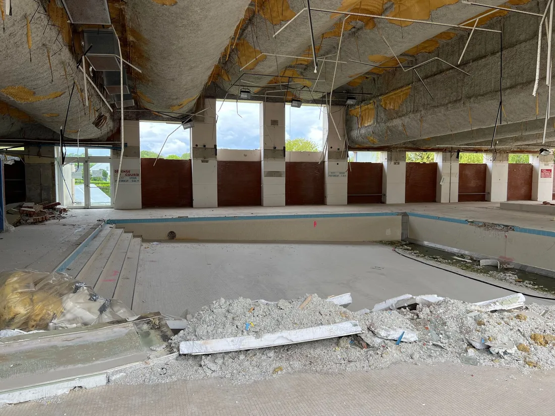Le chantier de déconstruction est en cours depuis la mi-avril