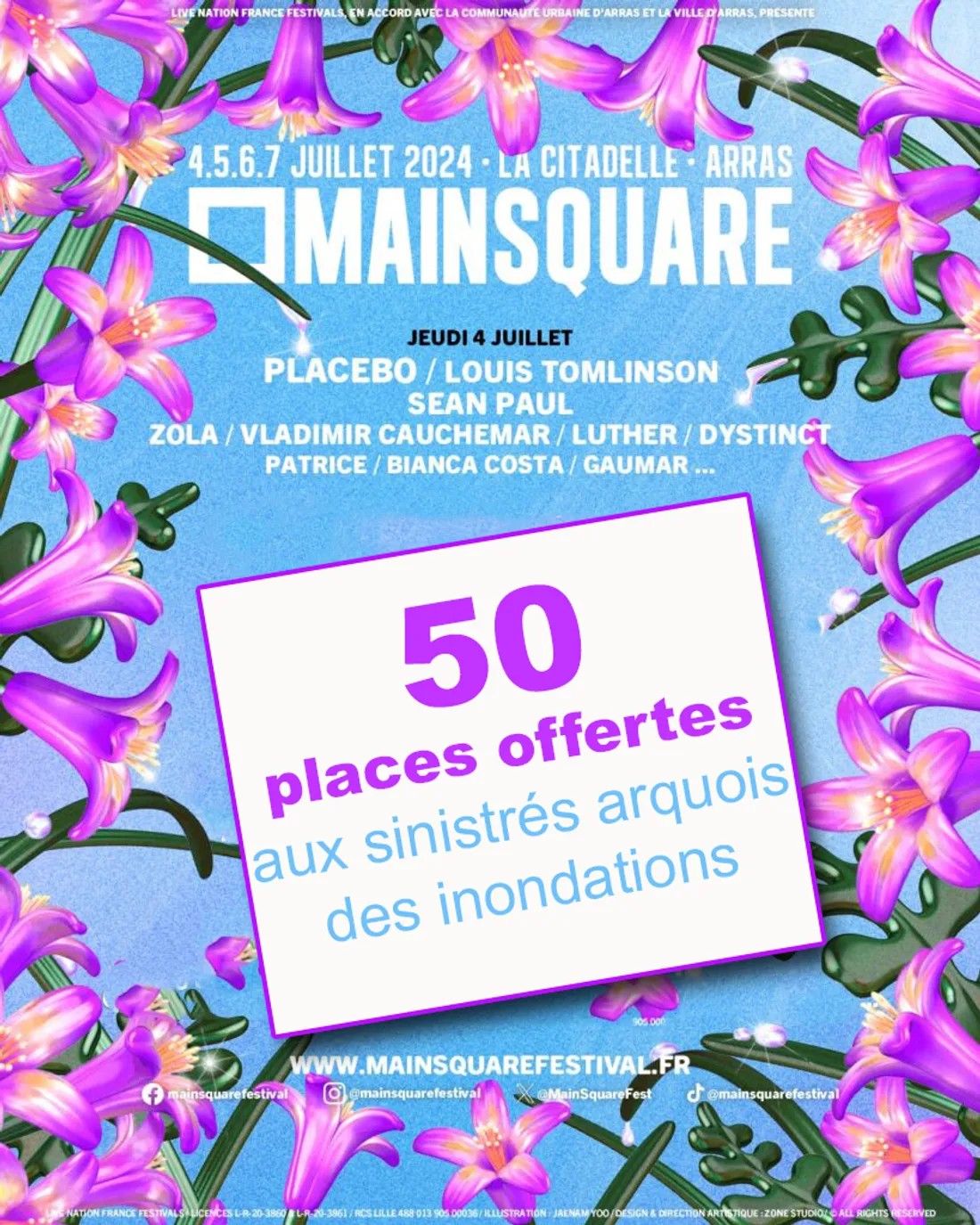 Main Square Festival sinistrés